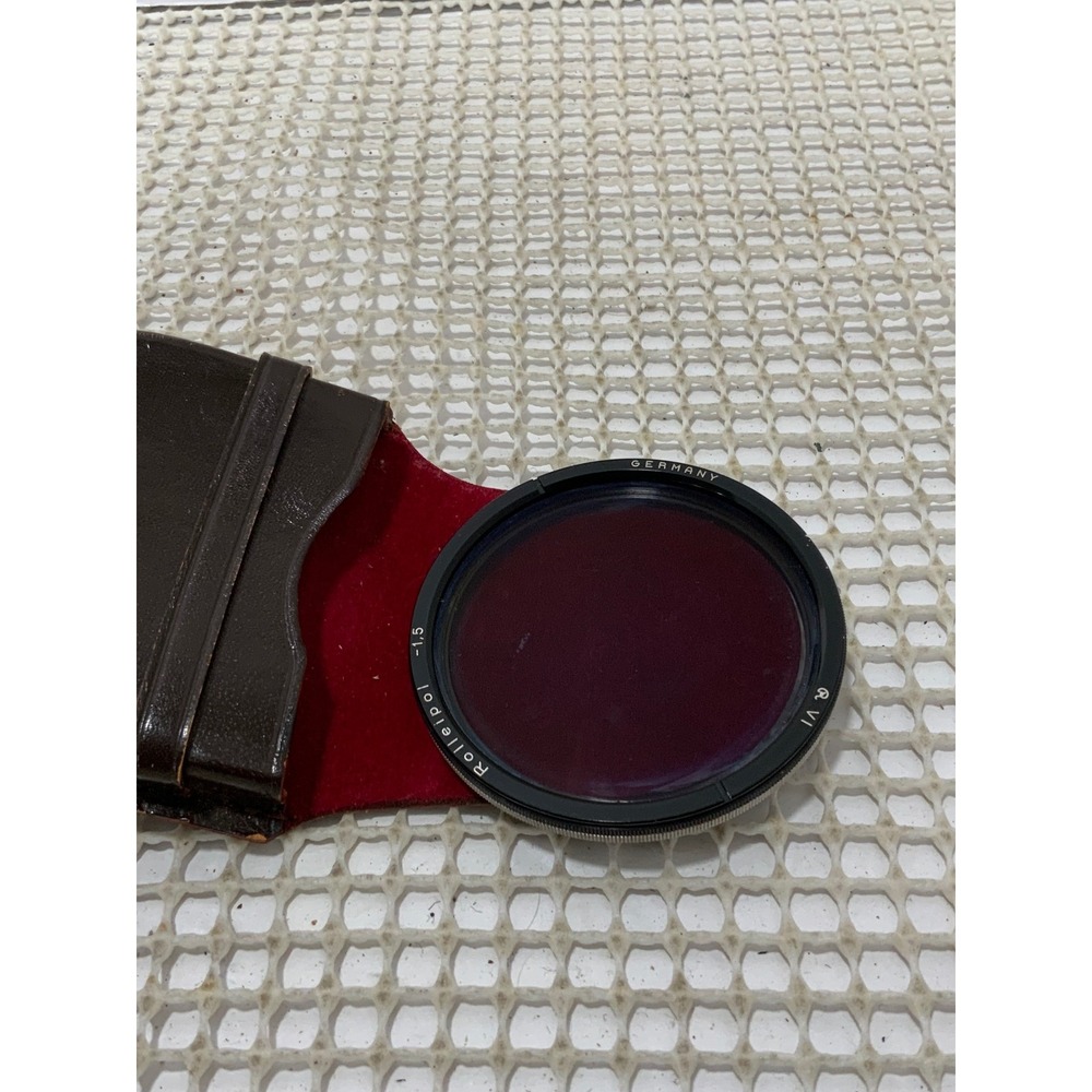 vintage Rollei Rolleipol polarizing camera lens filter -1.5 VI EUC